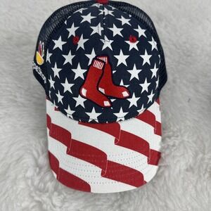 Boston Red Sox '47 Brand Snapback Hat / Cap SGA USA Flag Stars & Stripes